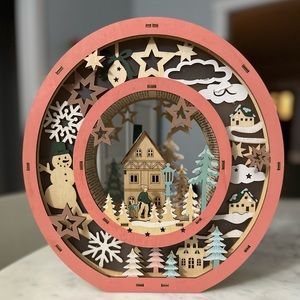 NWT Anthropologie - Wonderland Scene Monogram